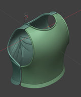 3D Armor Concept Design for LARP Armor 2