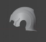 3D Armor Concept Design for LARP Armor 5