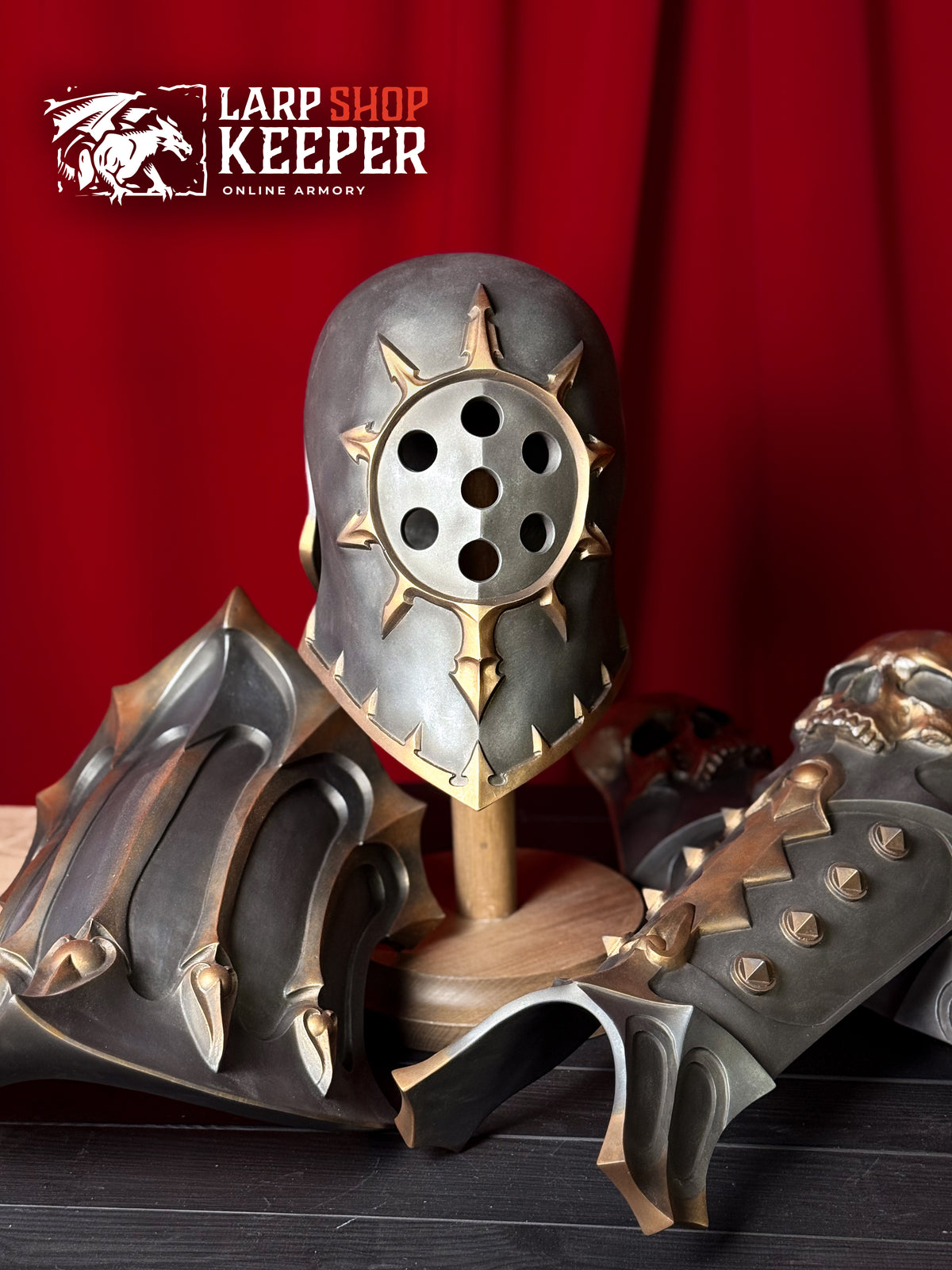 Chaos Warrior Armor Set for LARP 1 made from PU (polyurethane resin)