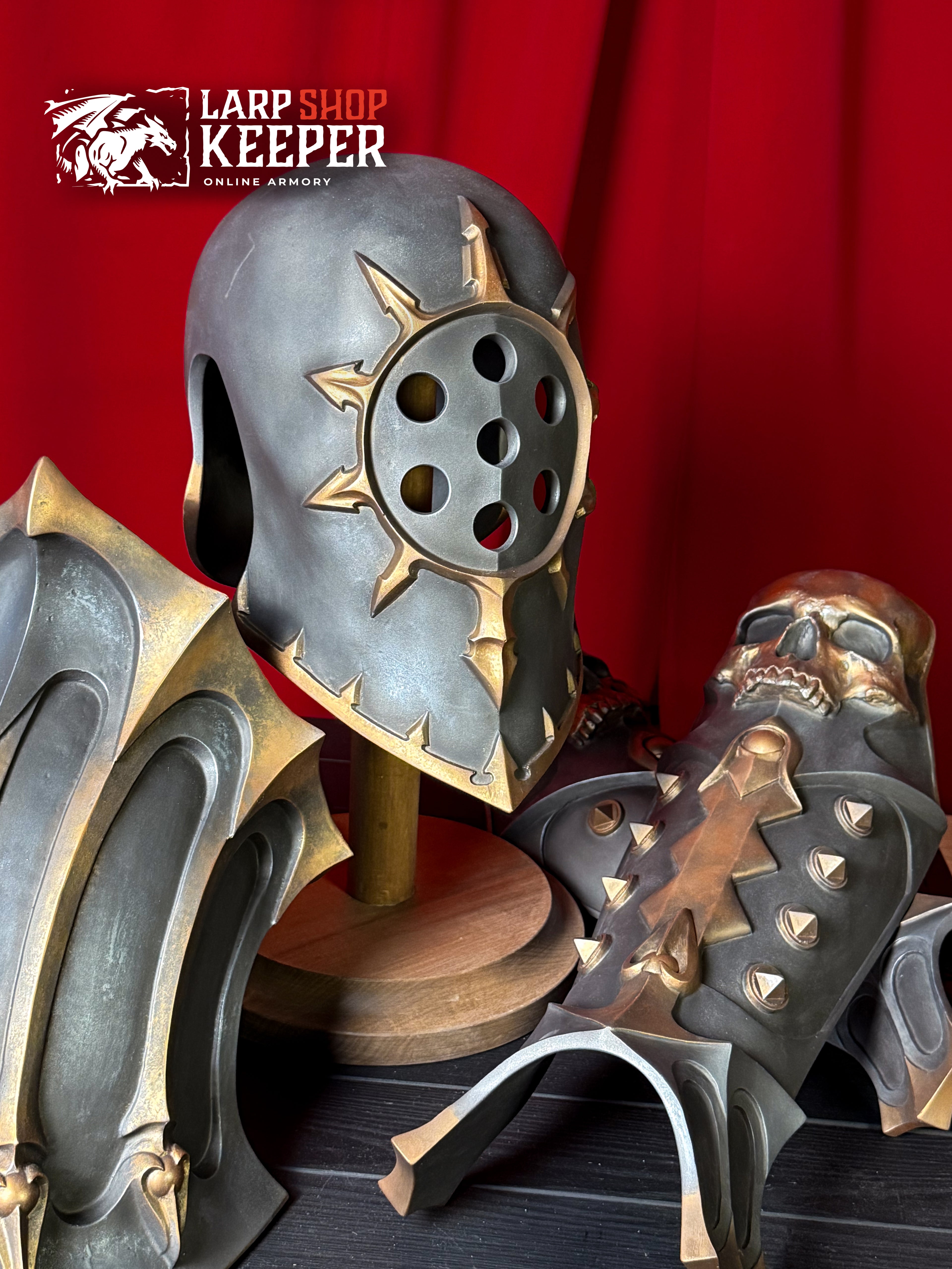 Chaos Warrior Armor Set for LARP 2 made from PU (polyurethane resin)