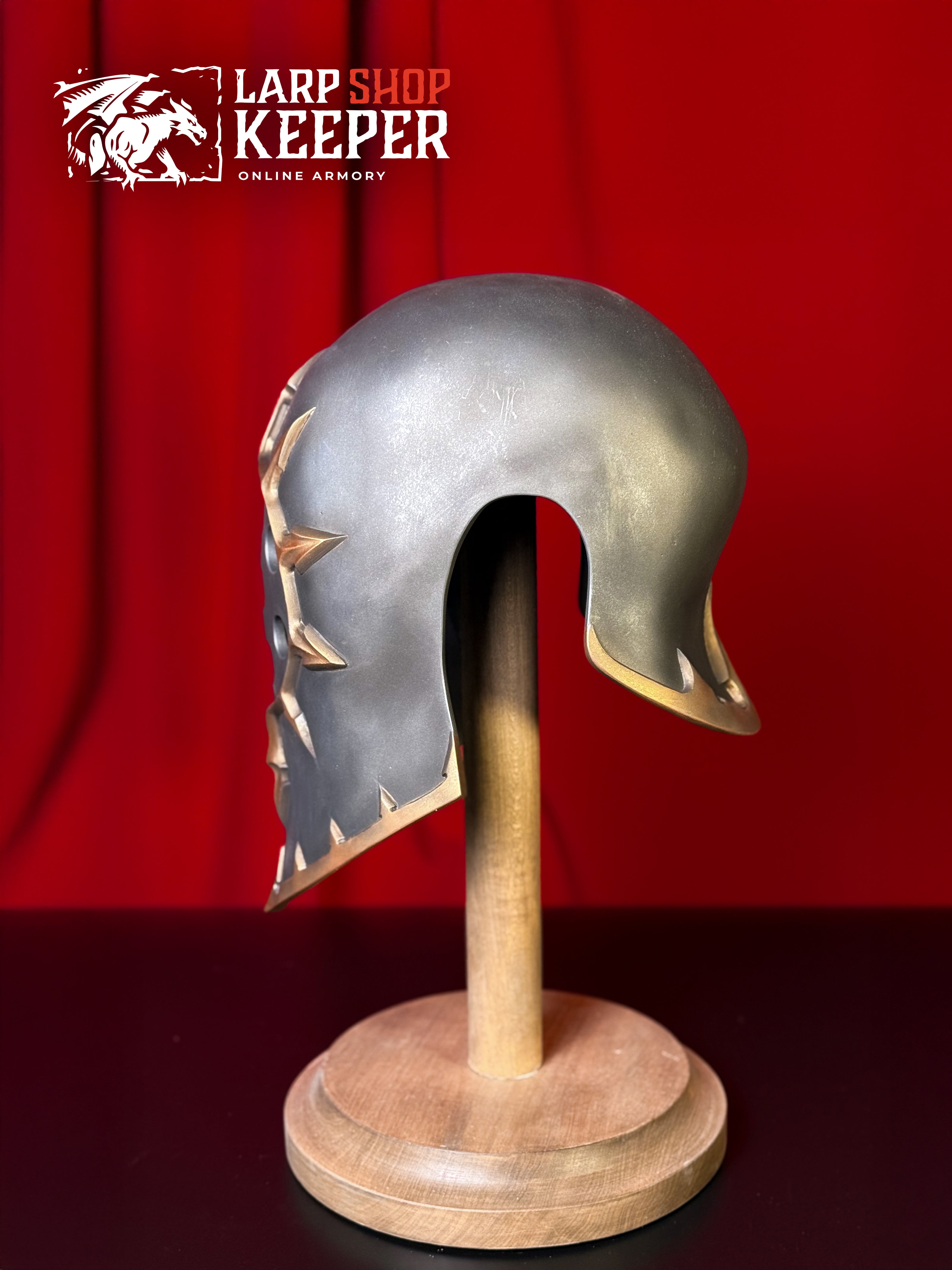 Chaos Warrior Helmet for LARP 1 made from PU (polyurethane resin)
