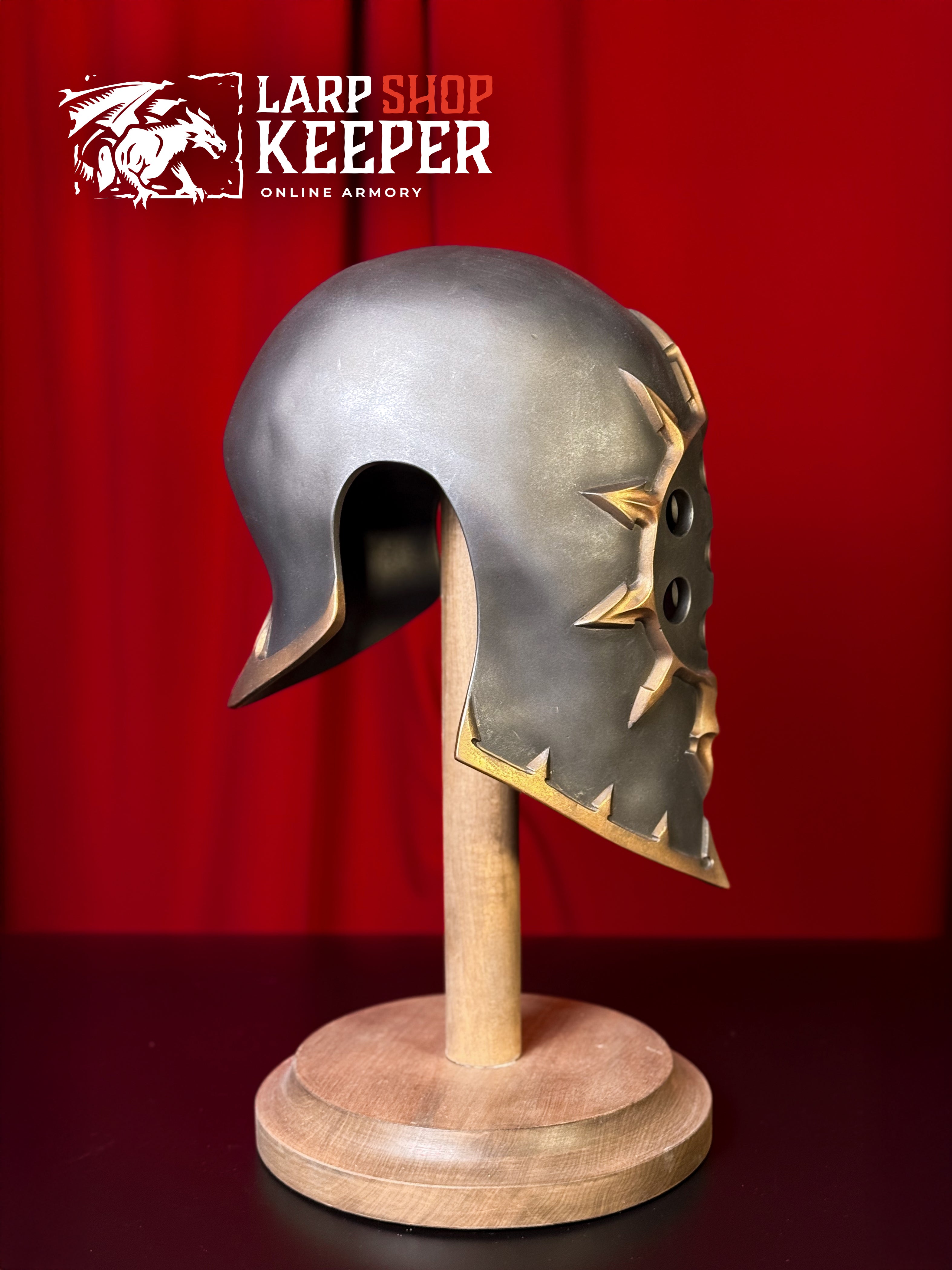 Chaos Warrior Helmet for LARP 3 made from PU (polyurethane resin)