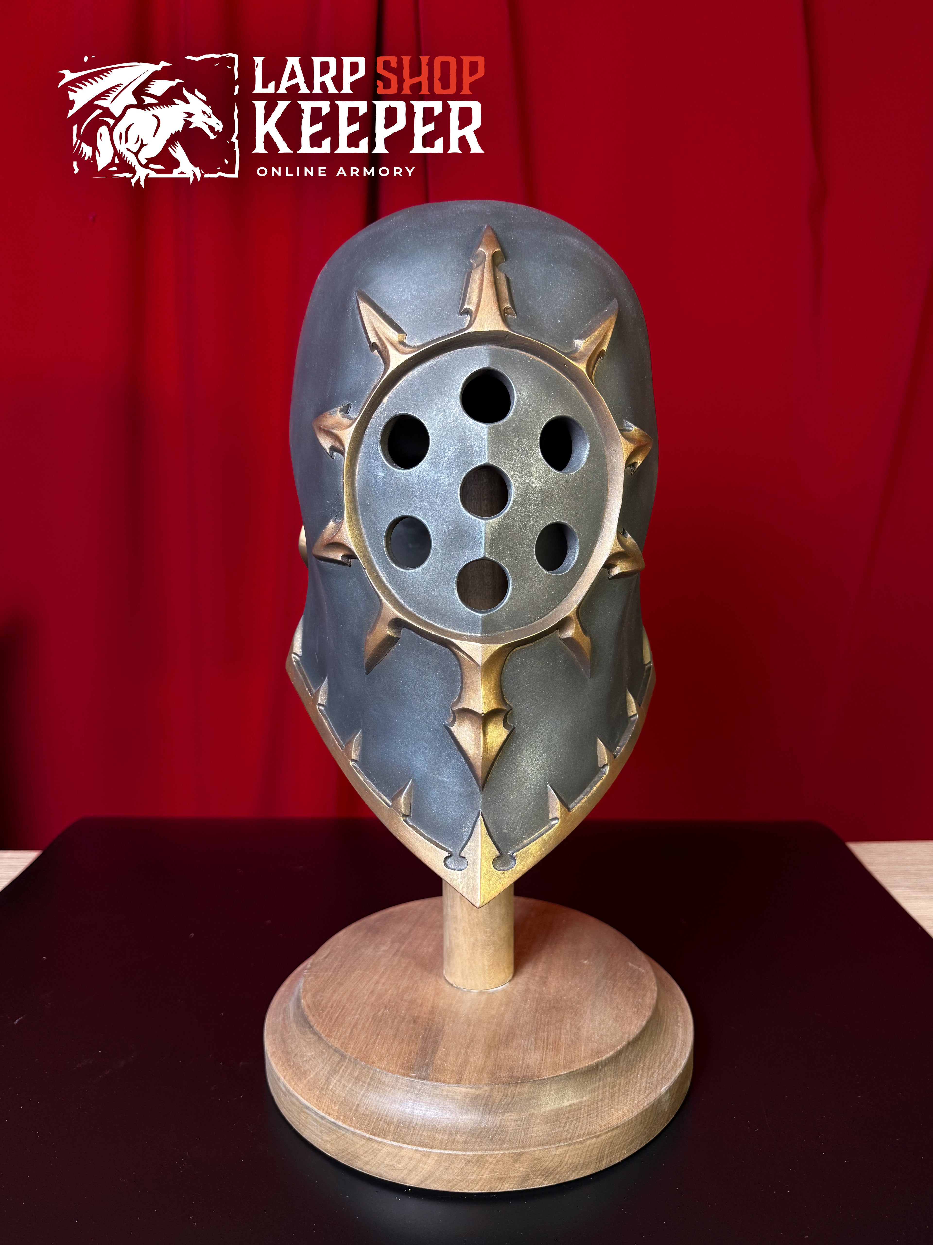 Chaos Warrior Helmet for LARP 4 made from PU (polyurethane resin)