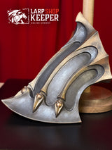Chaos Warrior Pauldron (Shoulder Armor) for LARP 1 made from PU (polyurethane resin)