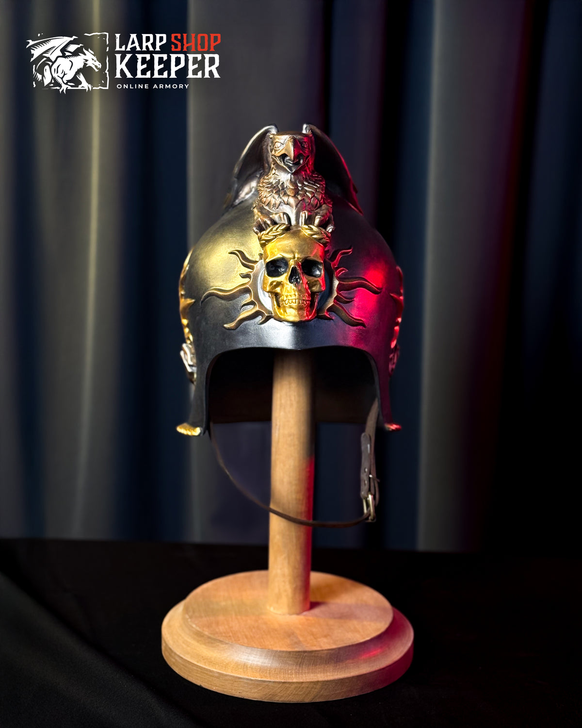 Empire Armor Helmet for LARP 4 made from PU (polyurethane resin)