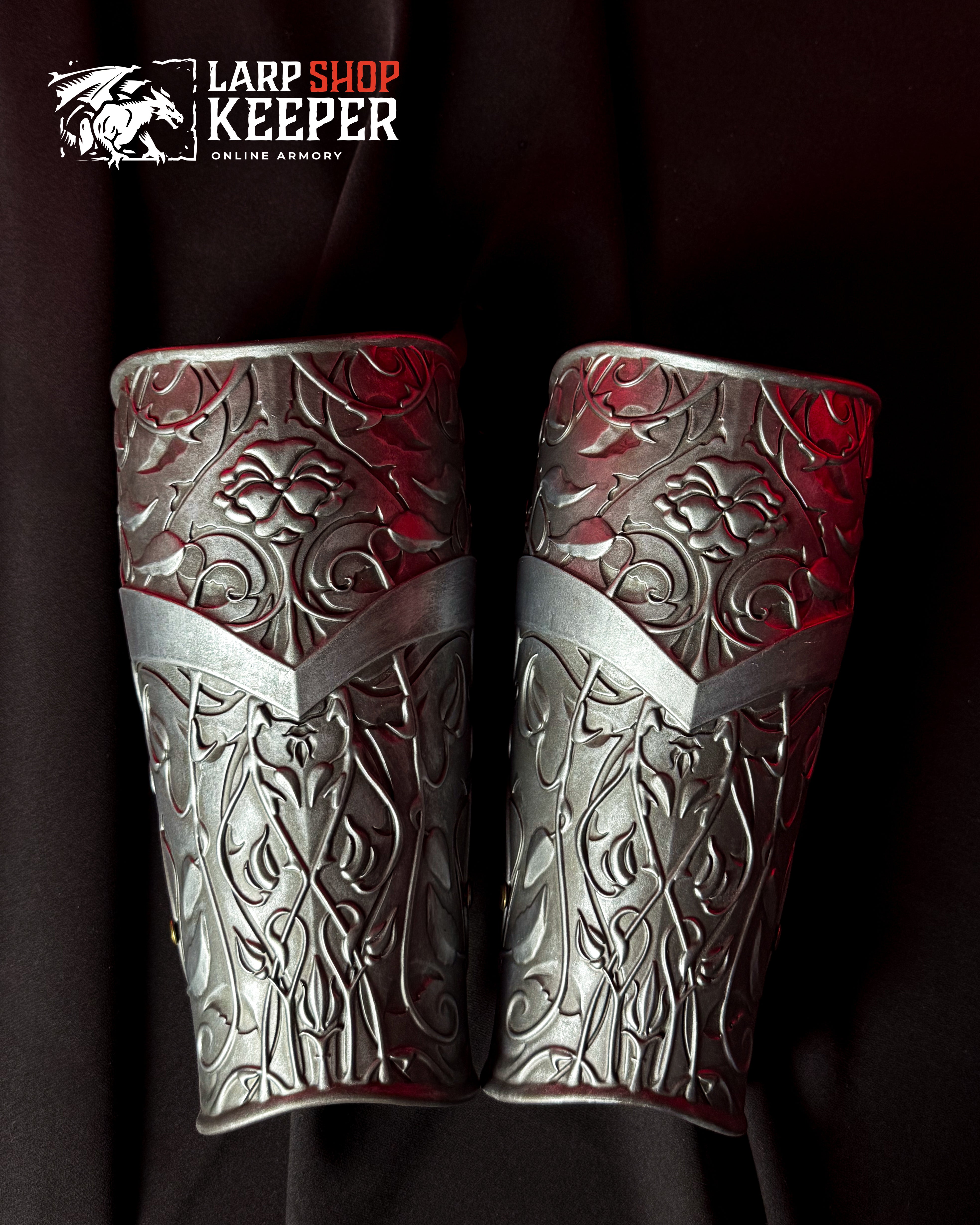 Flower Knight Bracers for LARP at LARPSHOPKEEPER.COM