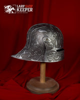 Flower Knight Sallet (Helmet) for LARP 5 made from PU (polyurethane resin)