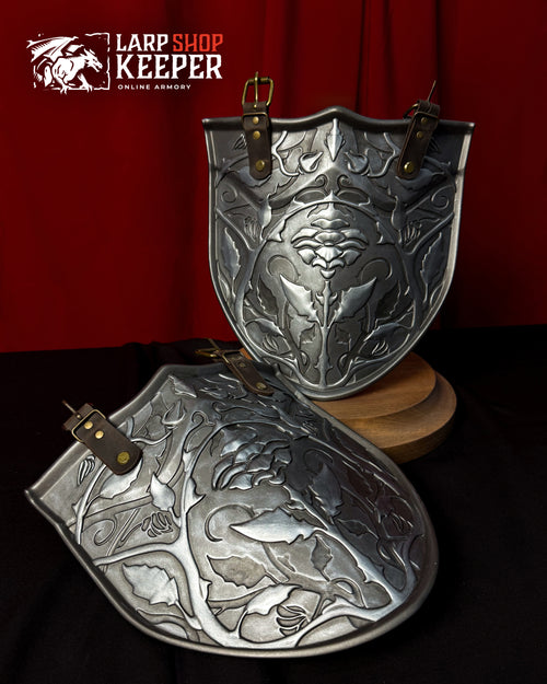 Flower Knight Tassets (Hip Armor) for LARP 4 made from PU (polyurethane resin)