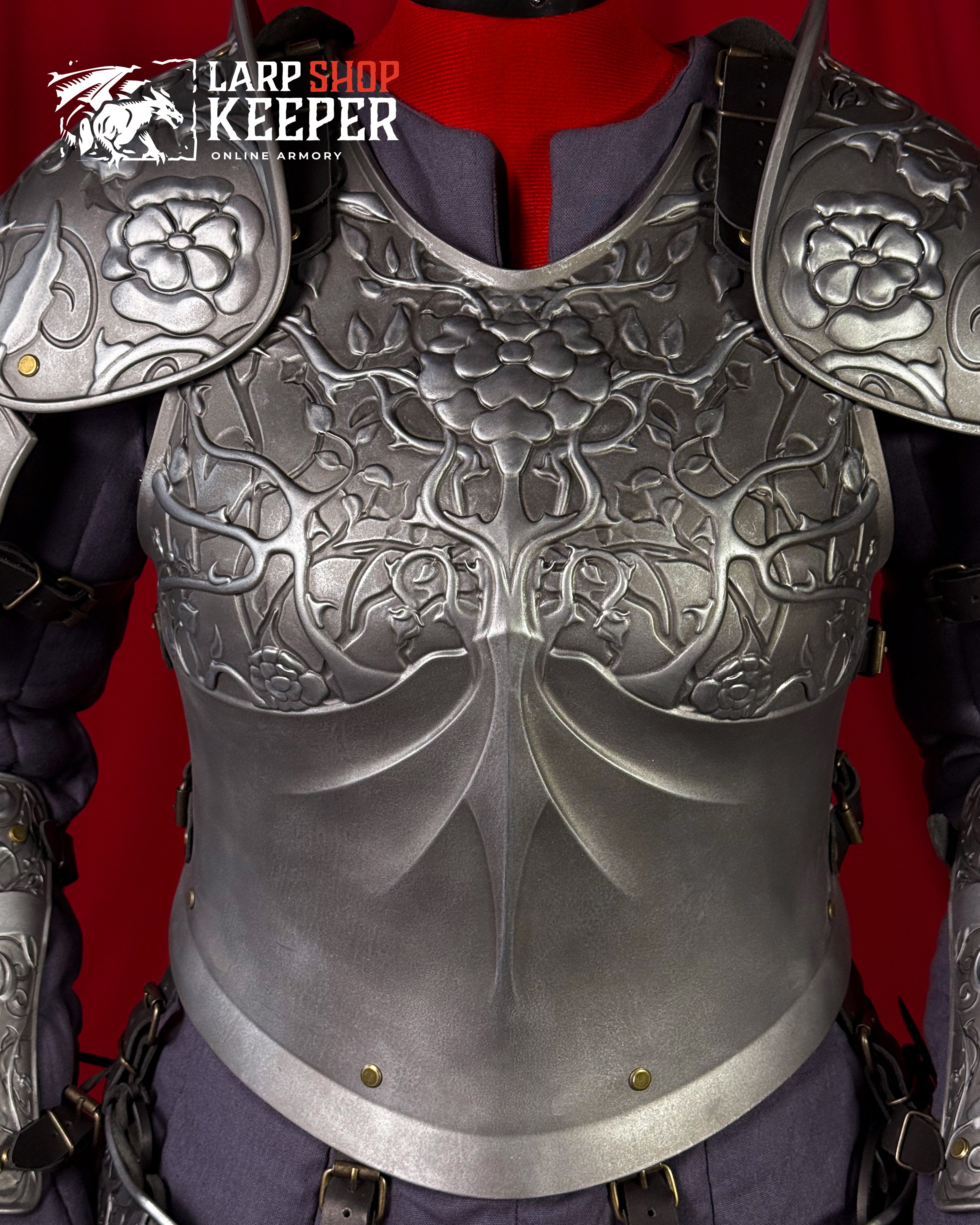 Flower Maiden (Female) Armor Set for LARP 7 made from PU (polyurethane resin)