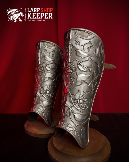 Квітковий лицарський наголенник