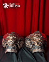 Lion Knight Pauldrons (Shoulder Armor) for LARP 1 made from PU (polyurethane resin)