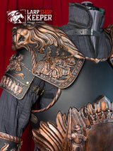 Lion Knight Pauldrons (Shoulder Armor) for LARP 4 made from PU (polyurethane resin)