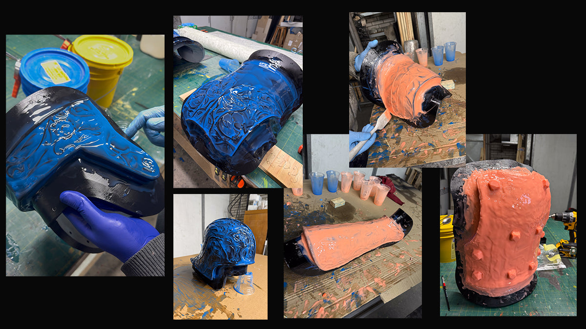How It's Made - Making a silicone mold for the future armor part